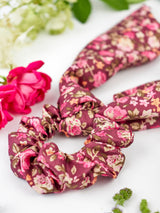 Cottage Rose Scarf Scrunchie from Ash & Rose