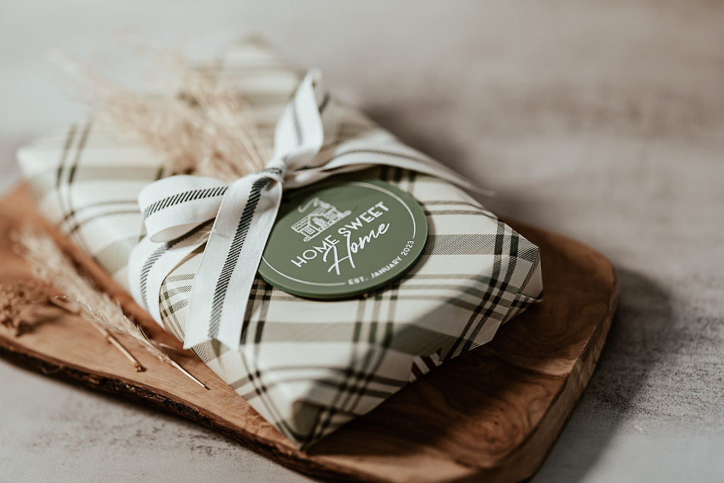 Home Sweet Home Acrylic Ornament from The Cotton & Canvas Co.