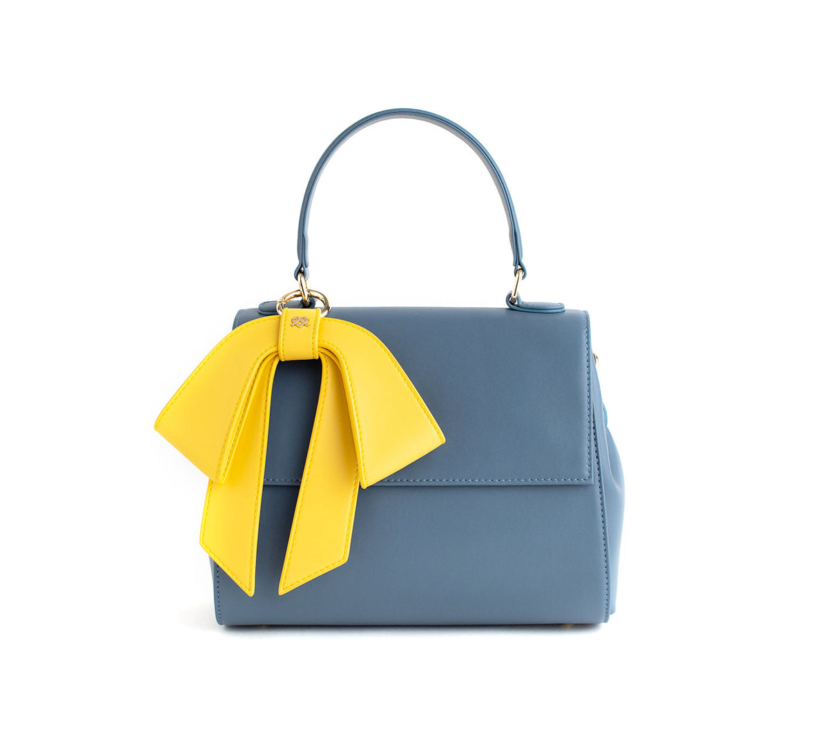 Cottontail - Deep Blue Vegan Leather Bag from Gunas New York