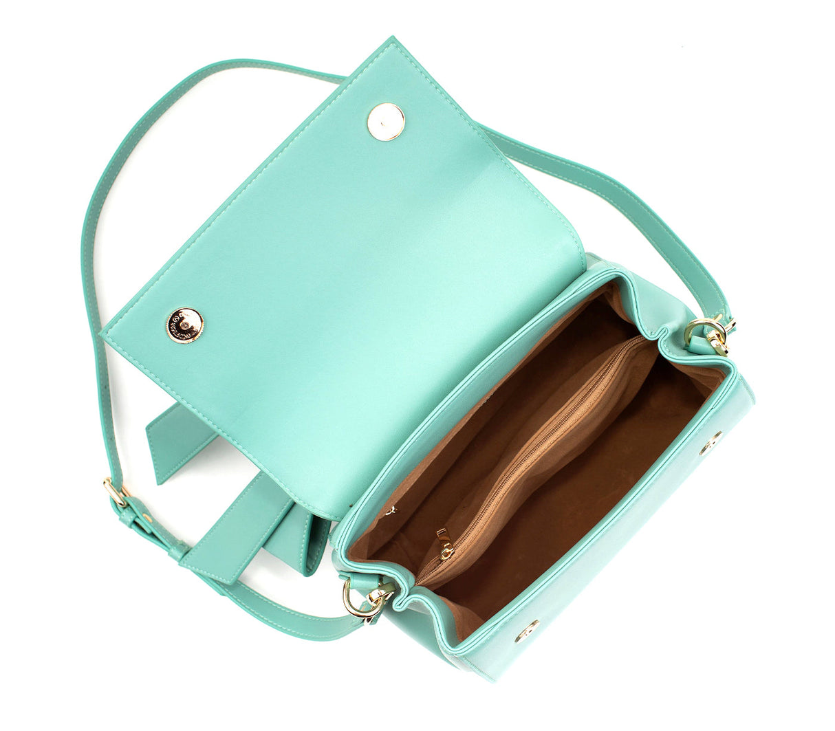 Cottontail - Cyan Vegan Leather Bag from Gunas New York