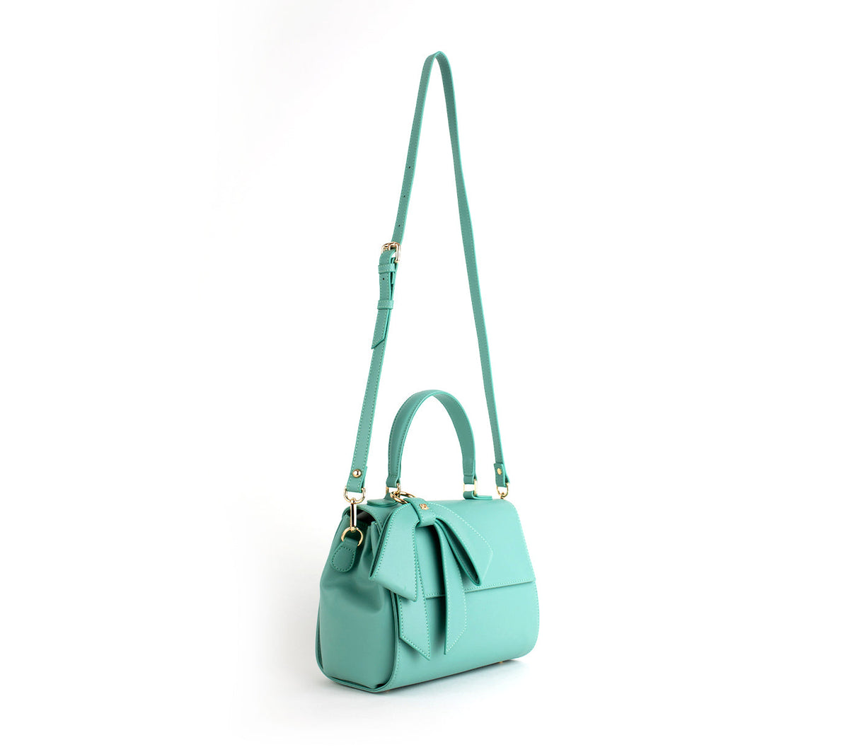 Cottontail - Cyan Vegan Leather Bag from Gunas New York