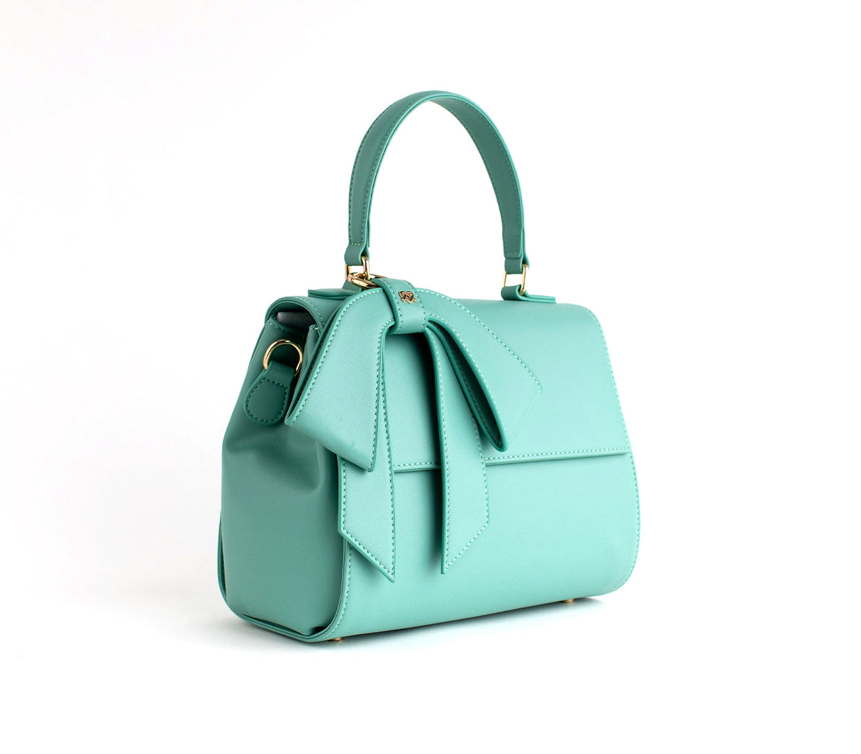 Cottontail - Cyan Vegan Leather Bag from Gunas New York