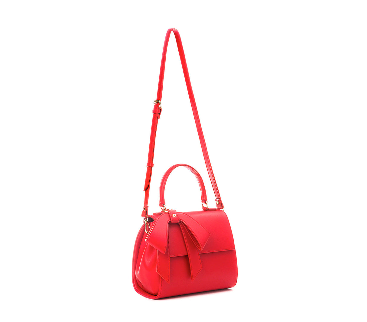 Cottontail - Red Vegan Leather Bag from Gunas New York