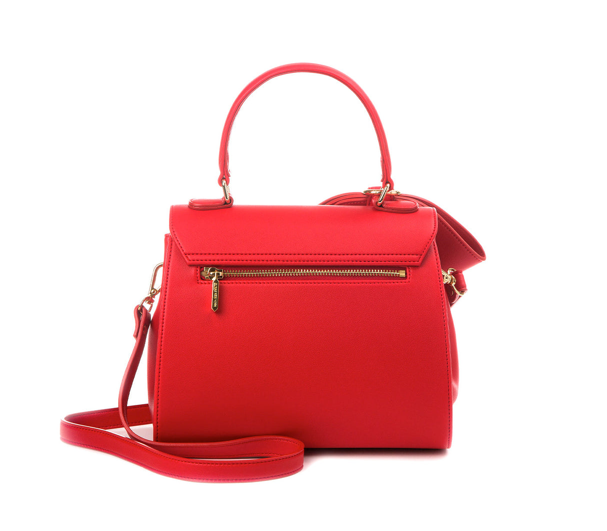 Cottontail - Red Vegan Leather Bag from Gunas New York