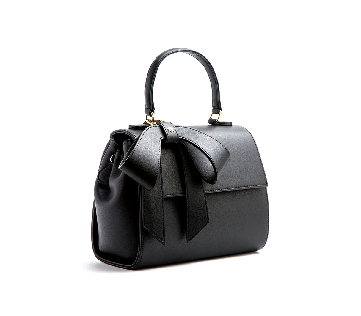 Cottontail - Black Vegan Leather Bag from Gunas New York