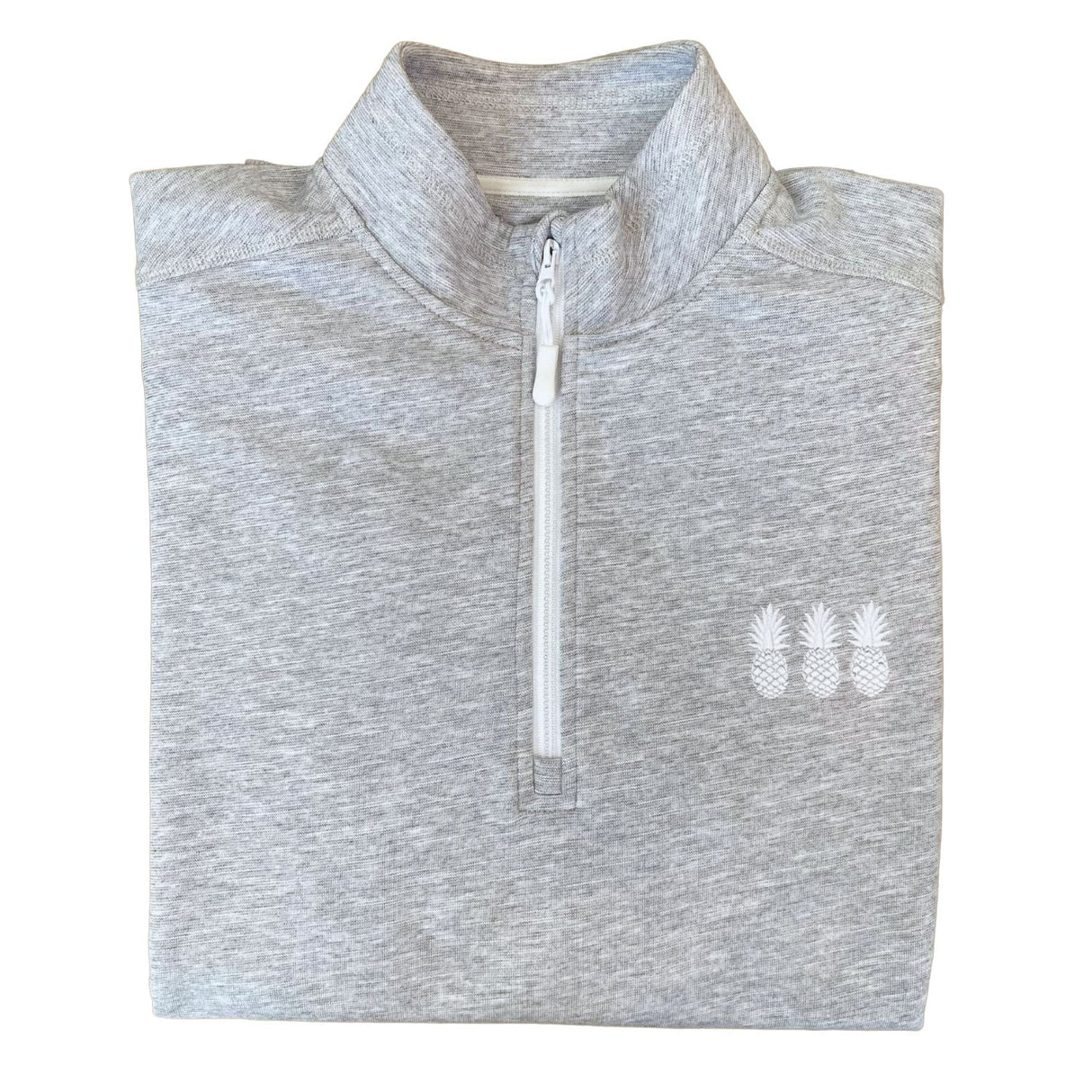 Country Club Grey Quarter Zip from Tropical Bros