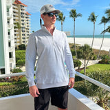 Country Club Grey Quarter Zip from Tropical Bros