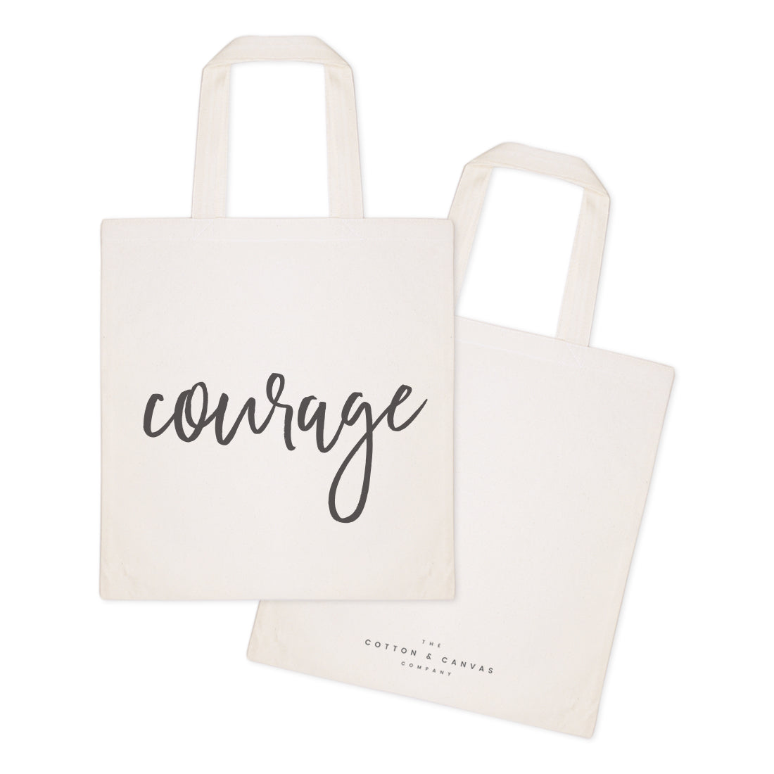 Courage Gym Cotton Canvas Tote Bag from The Cotton & Canvas Co.