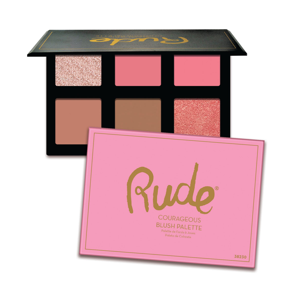 Courageous Blush Palette From Rude Cosmetics