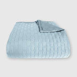 Bamboo Quilted Coverlet- Sky - Final Sale/No Returns from BedVoyage