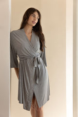 Women's Bamboo Stretch-Knit Kimono Robe from Cozy Earth