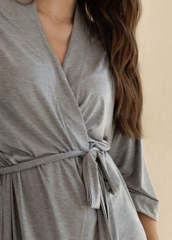 Women's Bamboo Stretch-Knit Kimono Robe from Cozy Earth