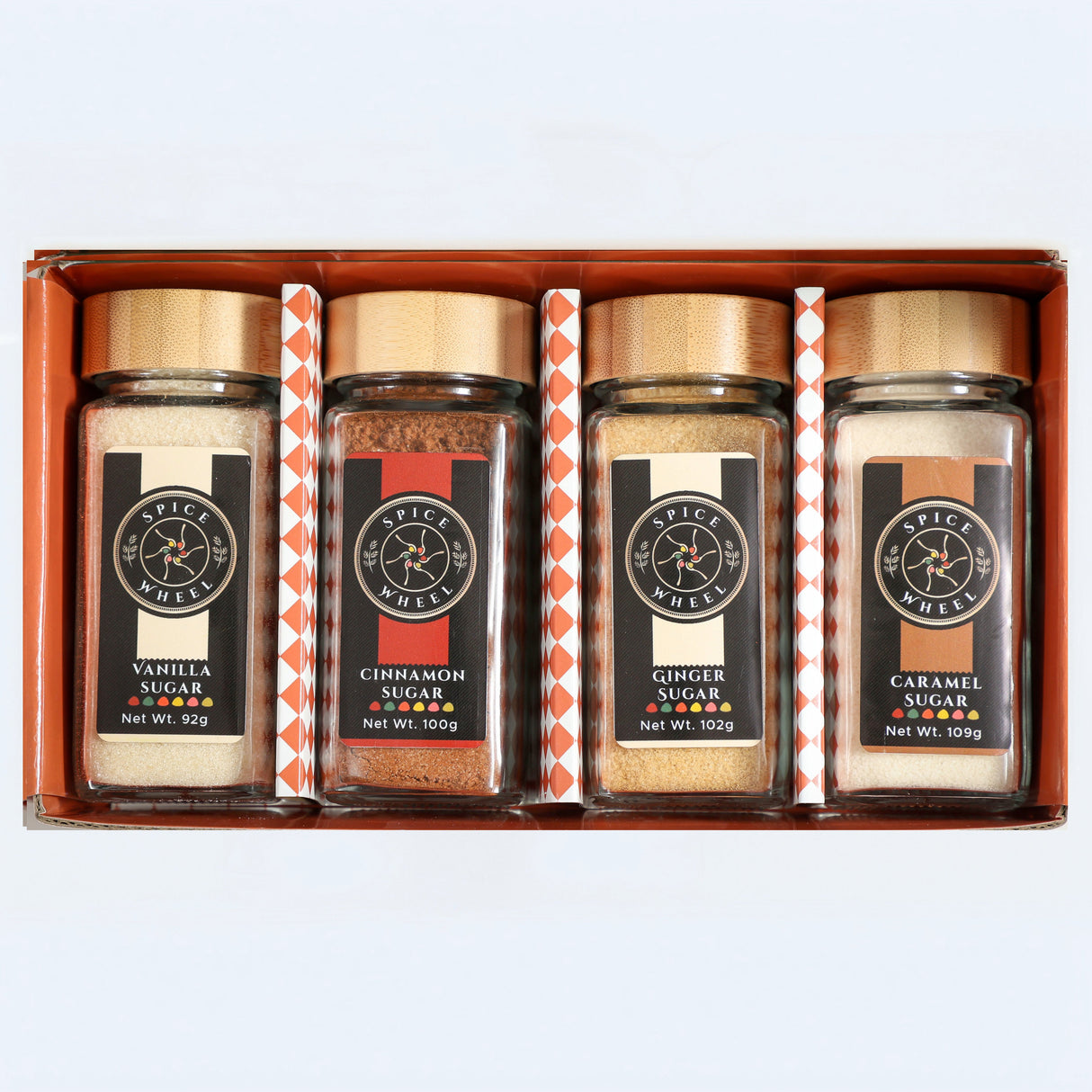 Cozy Sugar Gift Set – Vanilla, Cinnamon, Ginger & Caramel from Spice Wheel