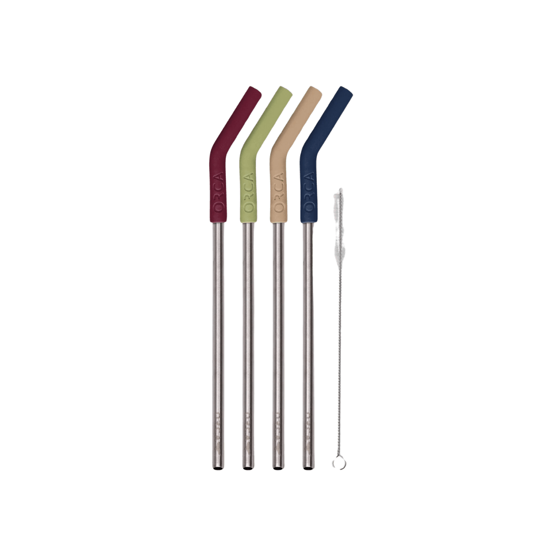 COZY COLORS STRAW SET OF 4