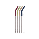 COZY COLORS STRAW SET OF 4