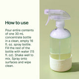 Glass Spray Bottle with Chamomile Sleeve from Plant Therapy