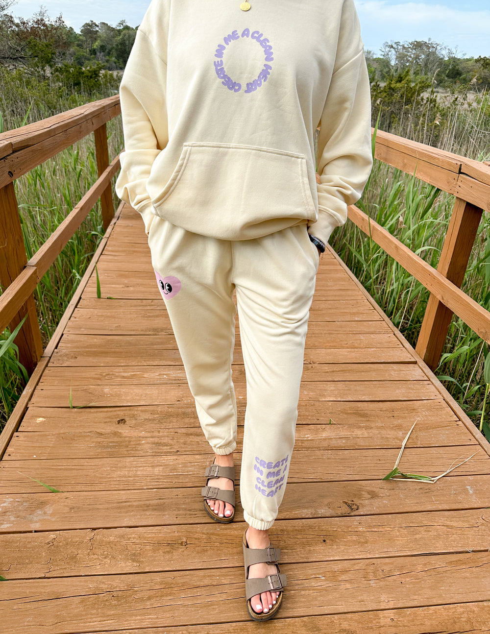 Create in Me a Clean Heart Unisex Sweatpant from Elevated Faith