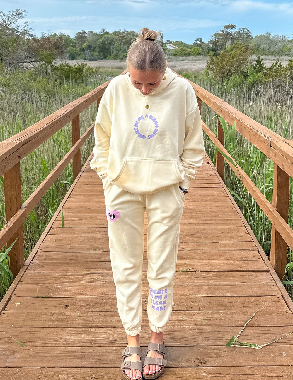 Create in Me a Clean Heart Unisex Sweatpant from Elevated Faith
