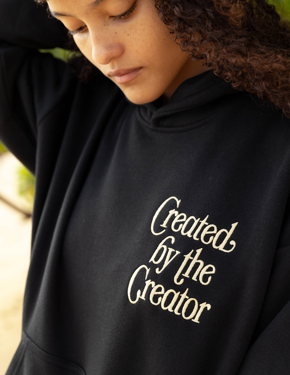 Created by the Creator Unisex Hoodie from Elevated Faith
