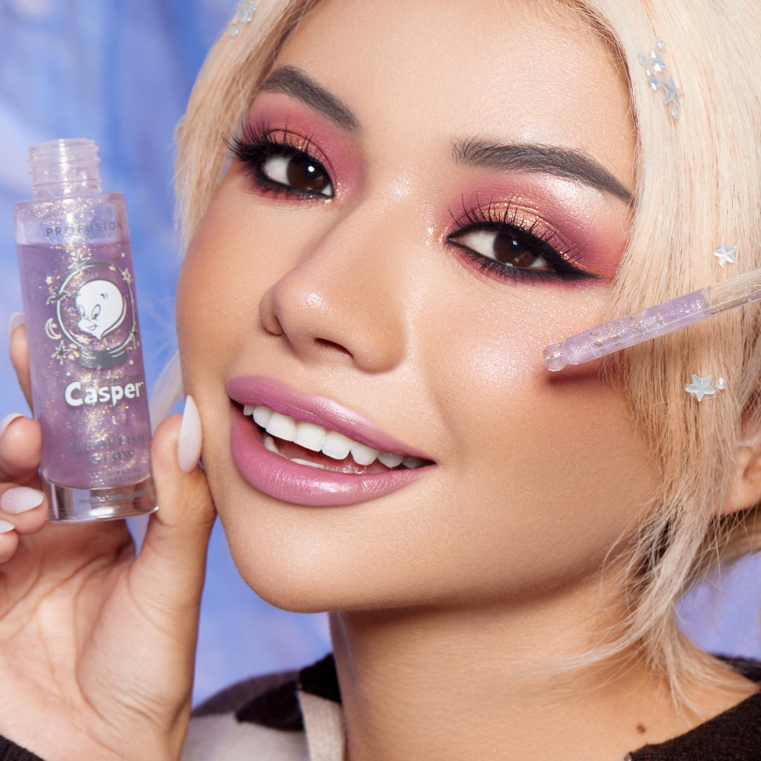 Casper the Friendly Ghost |  Ghoulish Glow Illuminating Face Primer & Setting Spray from Profusion Cosmetics