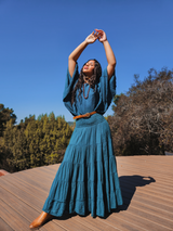 Flutter Skirt From Cotton Flower Clothing