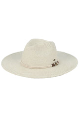 C.C Anchor Rope Trim Band Wide Brim Sun Hat from Madeline Love