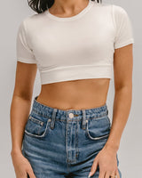 Crew Neck Boyfriend Halftee from HALFTEE Layering Fashions