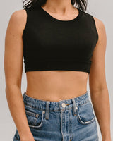 Crew Neck Tank Halftee from HALFTEE Layering Fashions