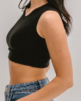 Crew Neck Tank Halftee from HALFTEE Layering Fashions