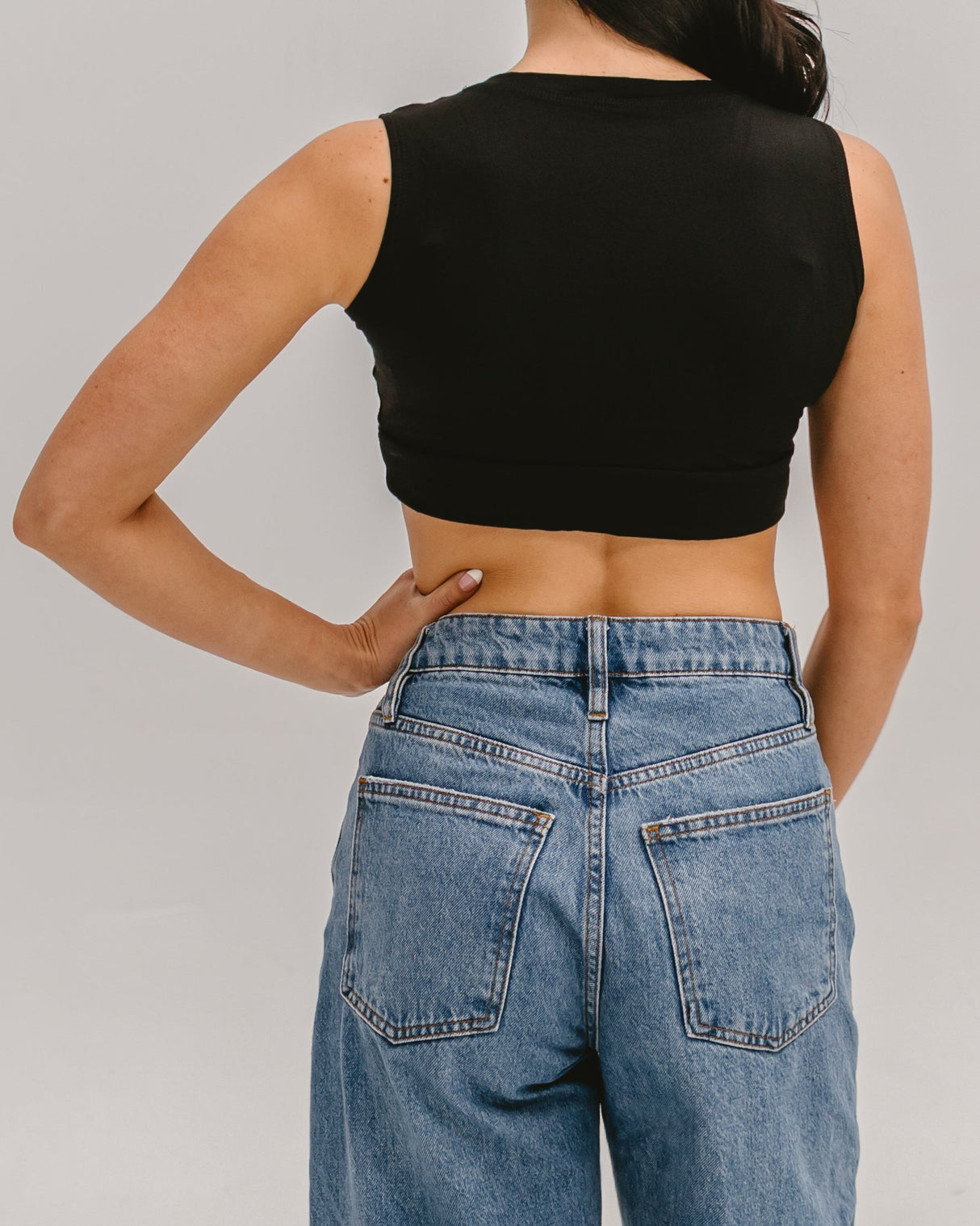 Crew Neck Tank Halftee from HALFTEE Layering Fashions