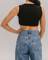 Crew Neck Tank Halftee from HALFTEE Layering Fashions