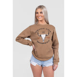 UPTOP WESTERN SKULL 3.0 CREWNECK SWEATSHIRT From UpTop