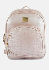 Croc Patterned Mini Backpack from London Rag International