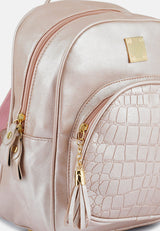 Croc Patterned Mini Backpack from London Rag International