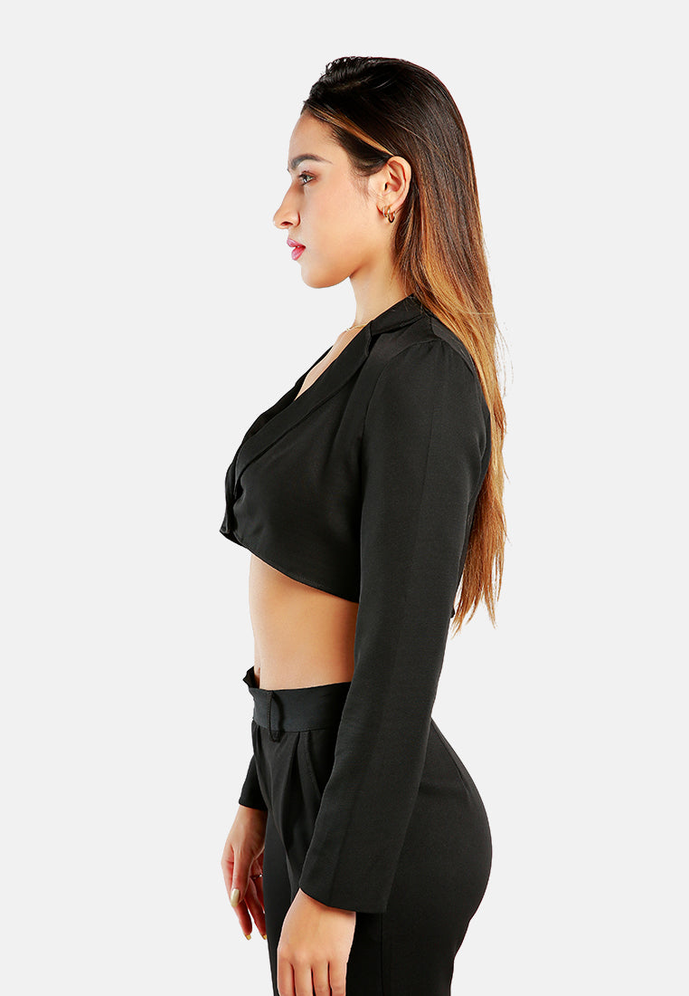 Cropped Tailored Blazer from London Rag International from London Rag International