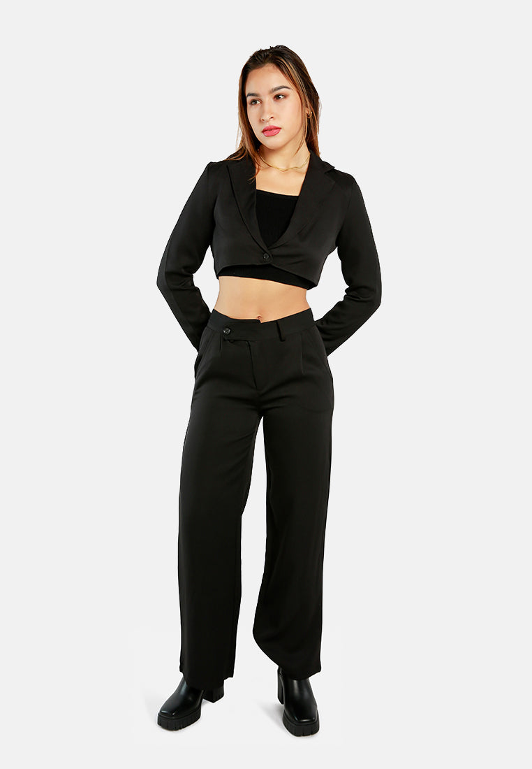 Cropped Tailored Blazer from London Rag International from London Rag International