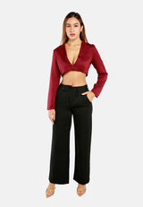 Cropped Tailored Blazer from London Rag International from London Rag International