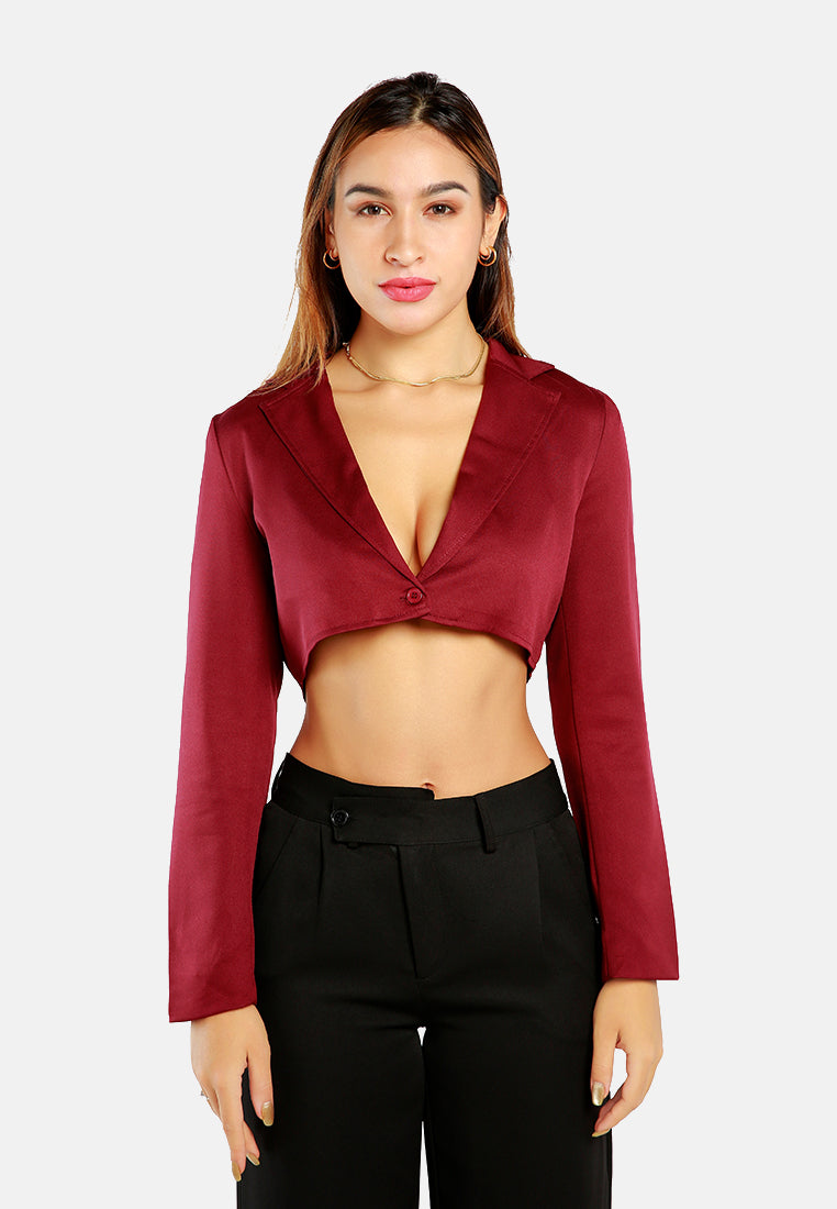 Cropped Tailored Blazer from London Rag International from London Rag International