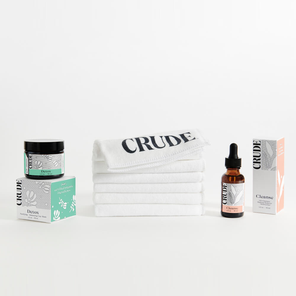 Oil-Cleansing Starter Kit from CRUDE Personal Care