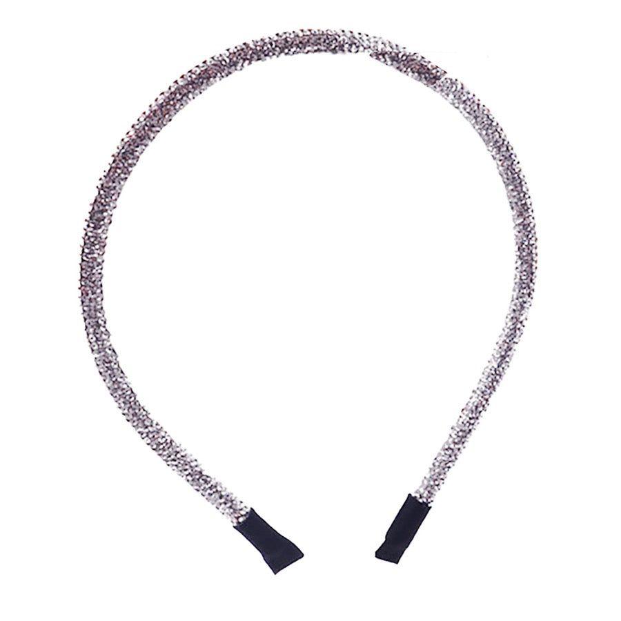 Bling Stone Accented Crystal Studded Shimmer Headband from Madeline Love