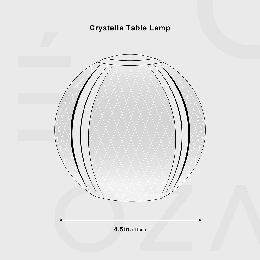 Crystella Table Lamp From Ozarké