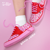 Chocolaticas® Brain Worms Casual Sneaker from Hot Chocolate Design