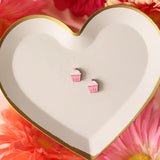 Pink Cupcake Studs from LE CHIC MIAMI