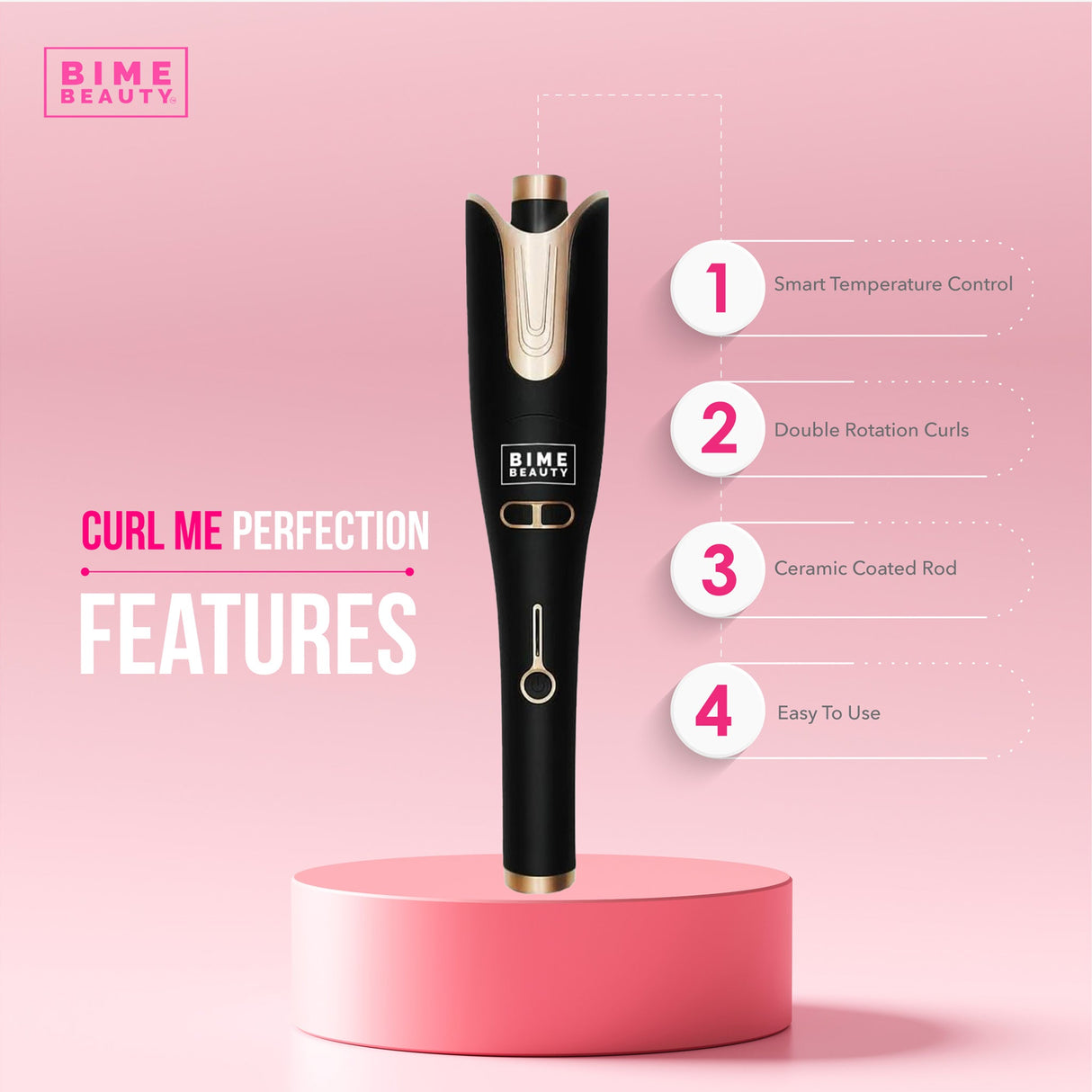 Curl Me Perfection Automatic Hair Curler From BimeBeauty