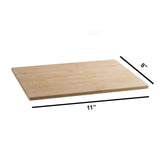 Bamboo Kitchen Cutting Board 11"X 8"X 0.5" Cheese and Charcuterie from Hammont