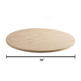 Bamboo Round Kitchen Cutting Board Cheese And Charcuterie Pack of 2 16" X 0.5" from Hammont
