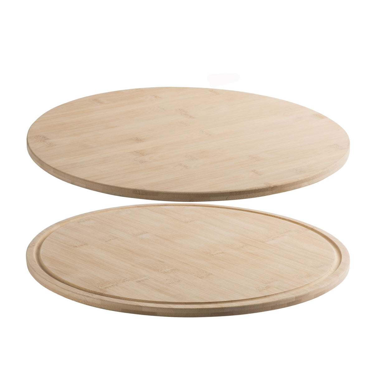 Bamboo Kitchen Cutting Board 14" X 0.5" Cheese And Charcuterie pack of 2 from Hammont