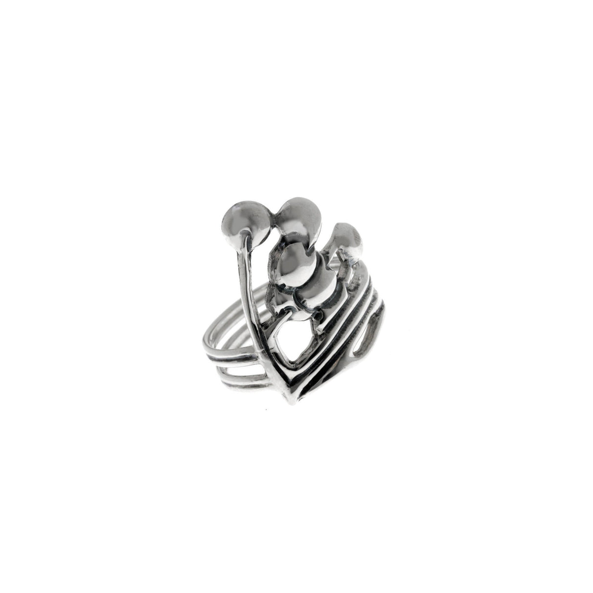 Belle Nouveau Beardsley Sterling Silver Ring from Cynthia Gale New York