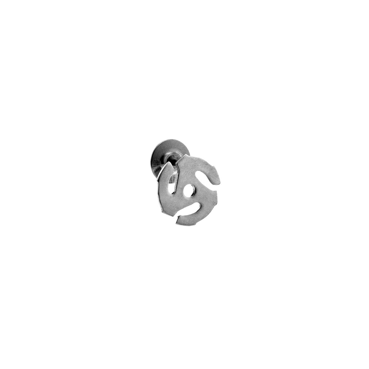 Spacer Sterling Silver 45 RPM Tie & Lapel Pin from Cynthia Gale New York
