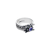 Art Nouveau Sterling Silver And Amethyst Spinner Ring from Cynthia Gale New York